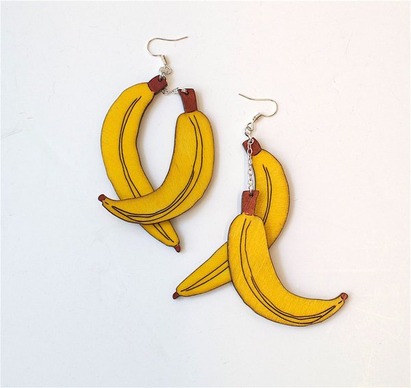 Aleksiina Design Banaani Korvakorut