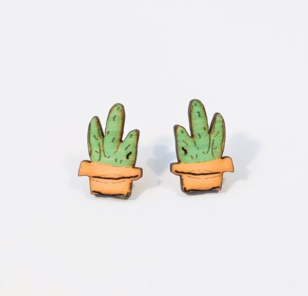 Aleksiina Design Kaktus Mini Nappikorvakoru